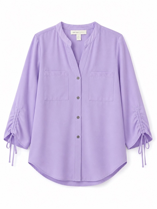 New York & Company Tops - New York & Company Lavender Blouse – Size M